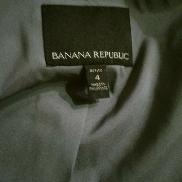 Banana Republic Gray Polka Dot Blazer 4 - Picture 2 of 3